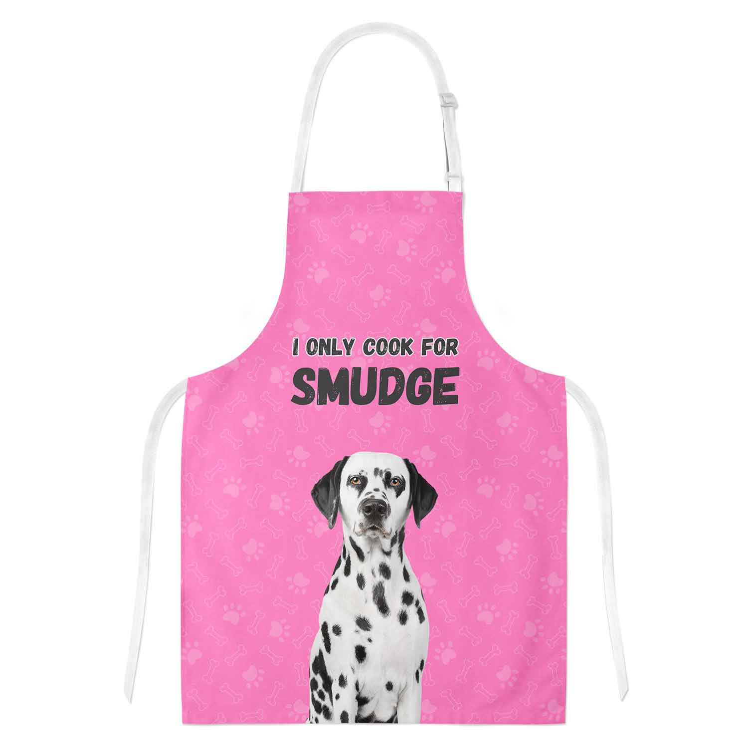 I Only Cook For (Dogs Name) Personalised Apron