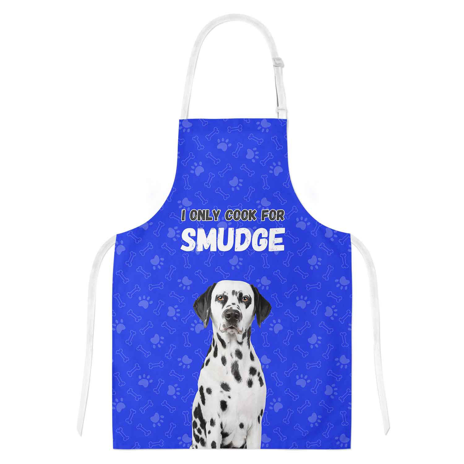 I Only Cook For (Dogs Name) Personalised Apron