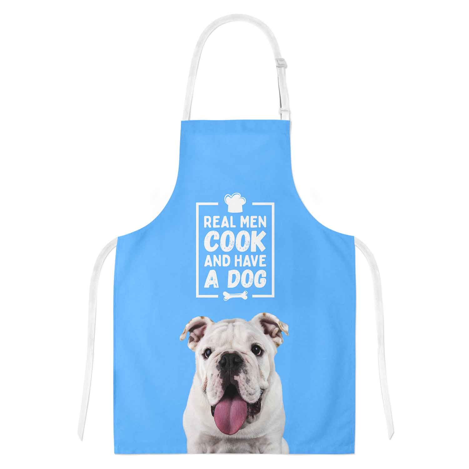 Real Men Cook & Have A Dog Personalised Apron