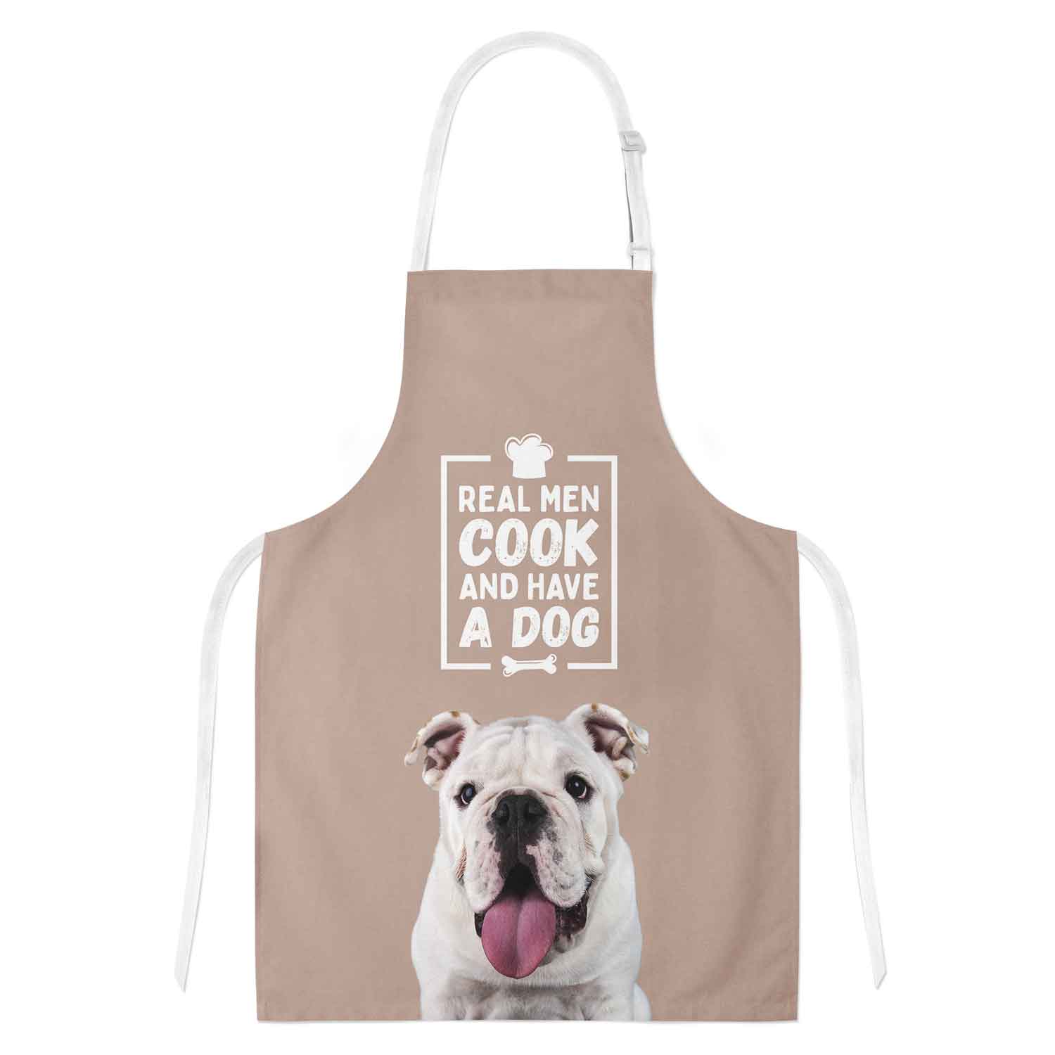 Real Men Cook & Have A Dog Personalised Apron