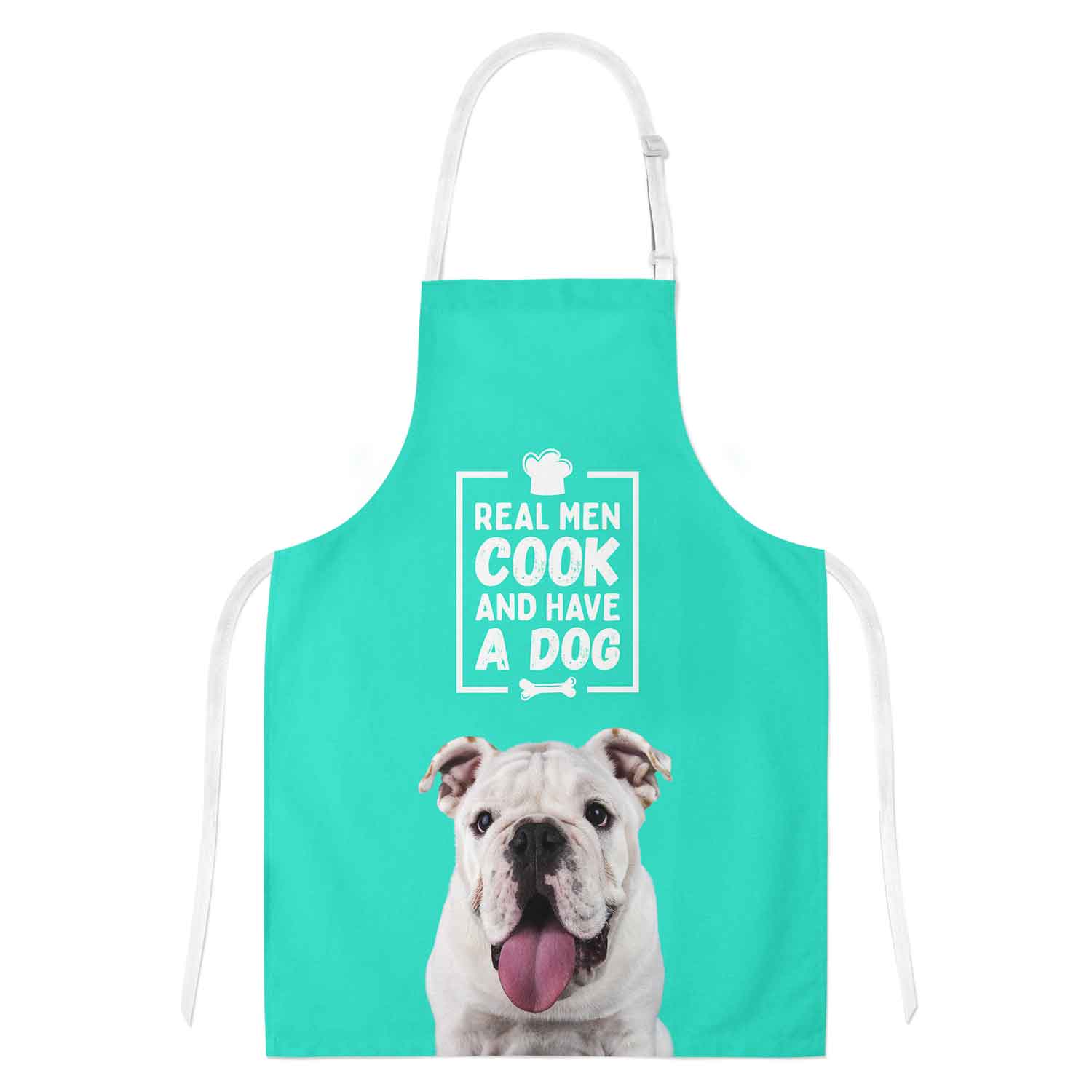 Real Men Cook & Have A Dog Personalised Apron