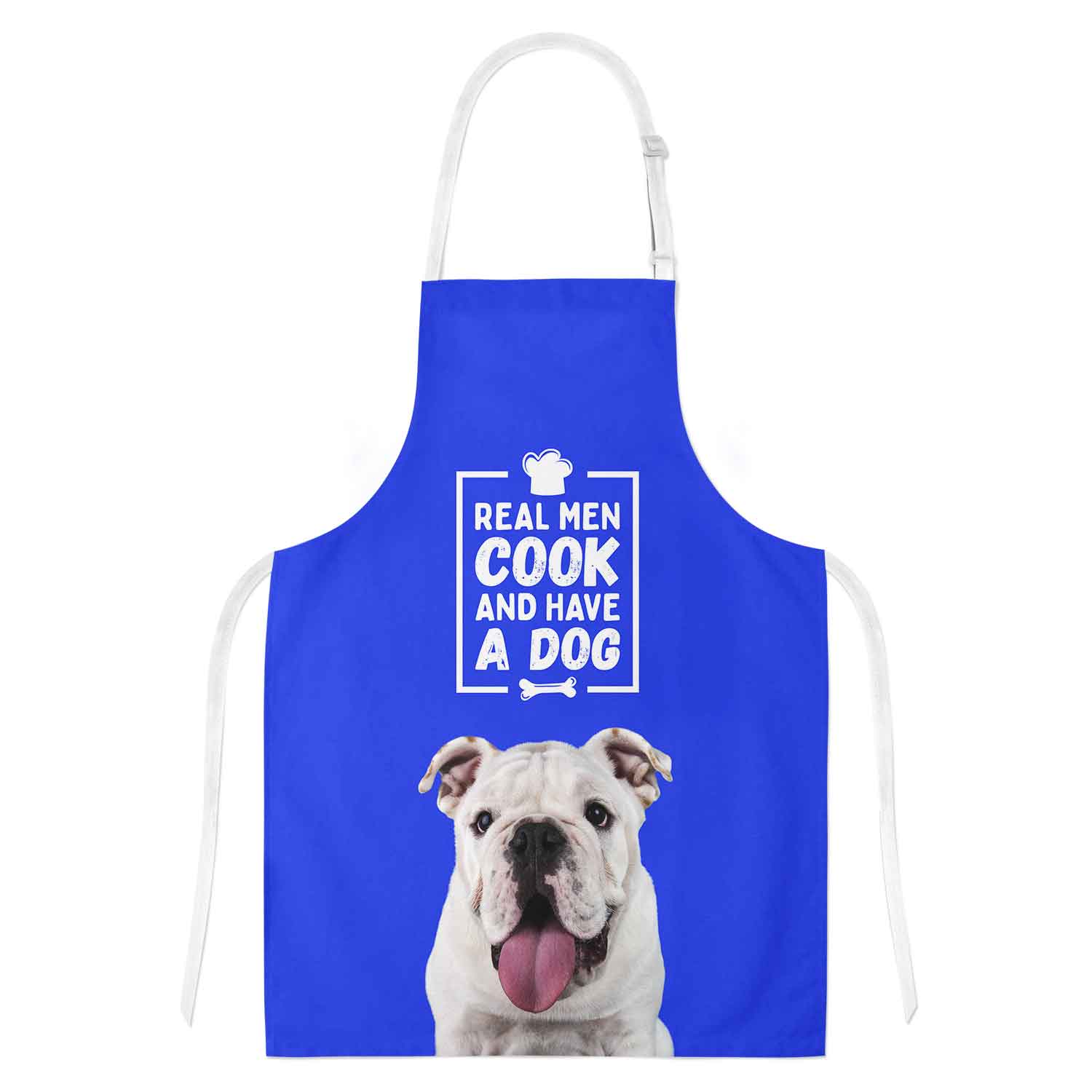 Real Men Cook & Have A Dog Personalised Apron