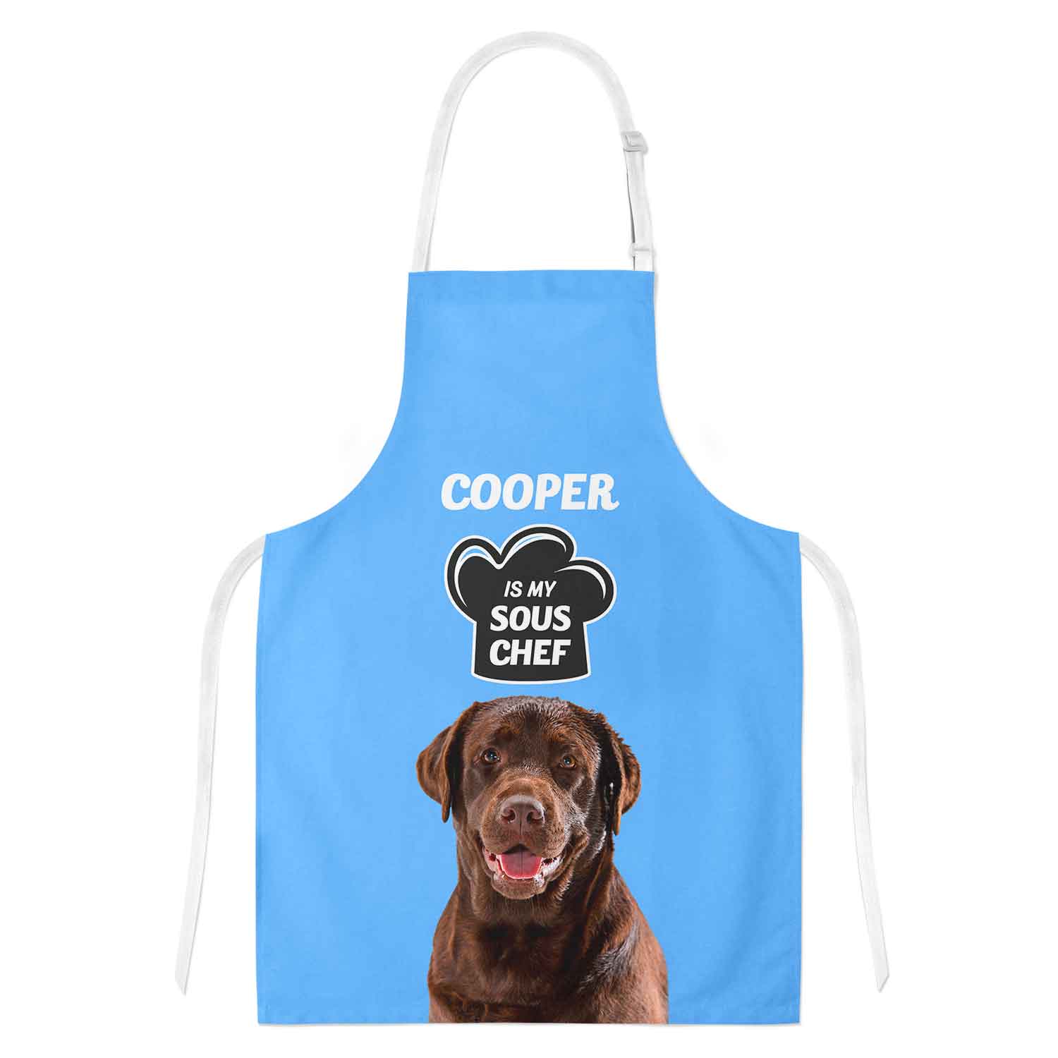 (Dogs Name) Is My Sous Chef Personalised Apron
