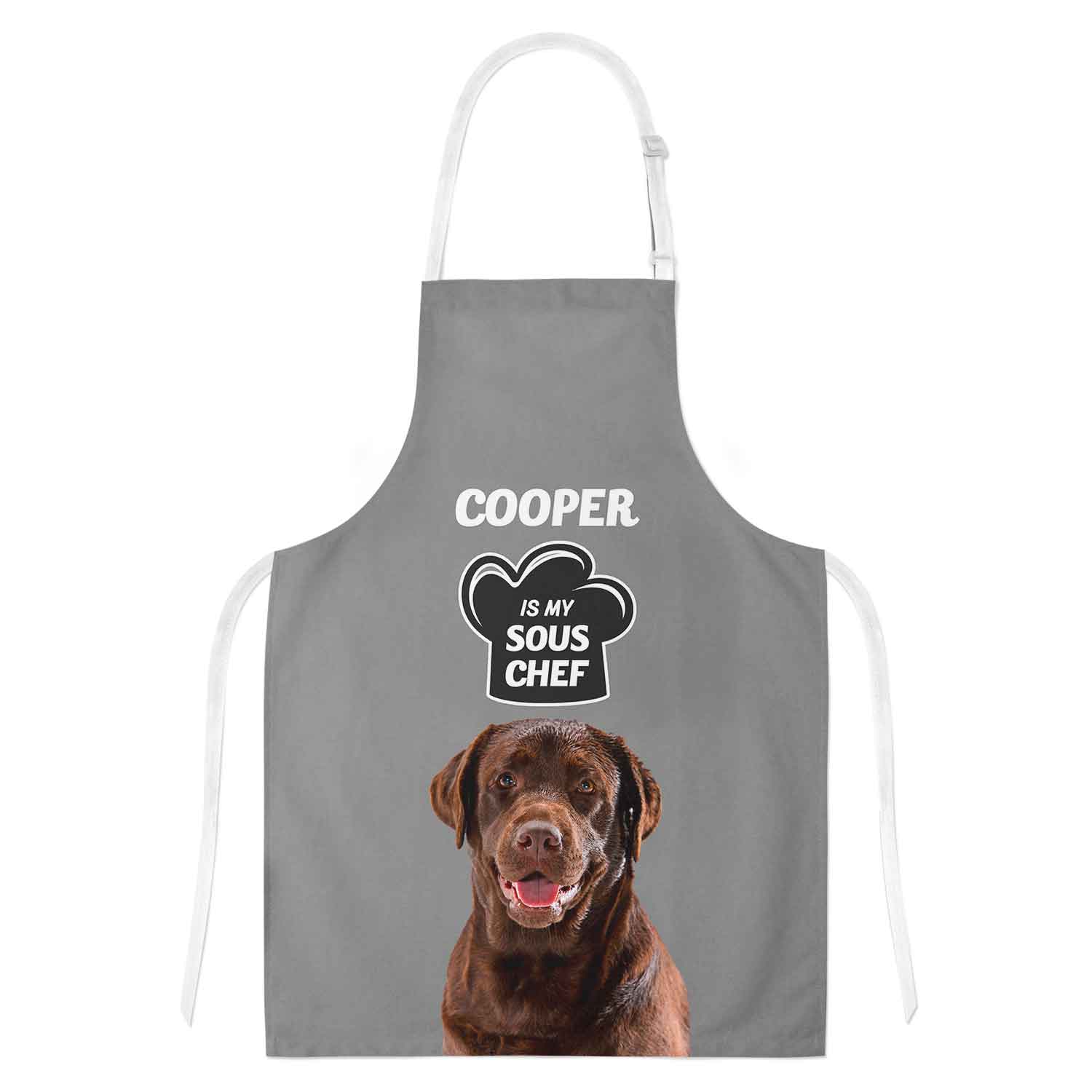 (Dogs Name) Is My Sous Chef Personalised Apron