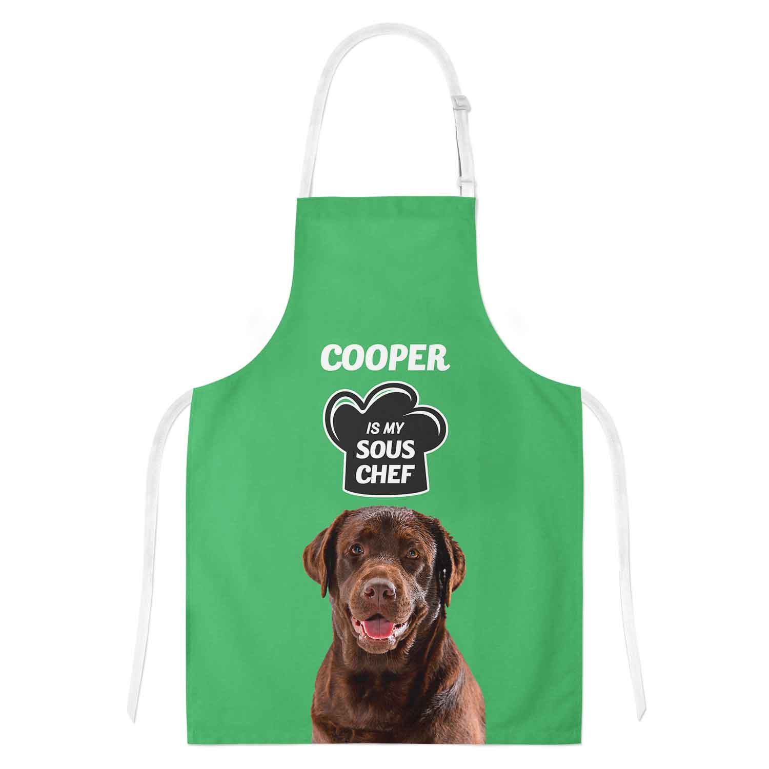 (Dogs Name) Is My Sous Chef Personalised Apron