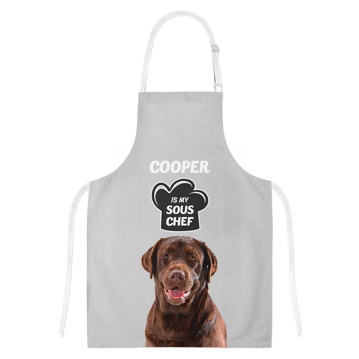 (Dogs Name) Is My Sous Chef Personalised Apron