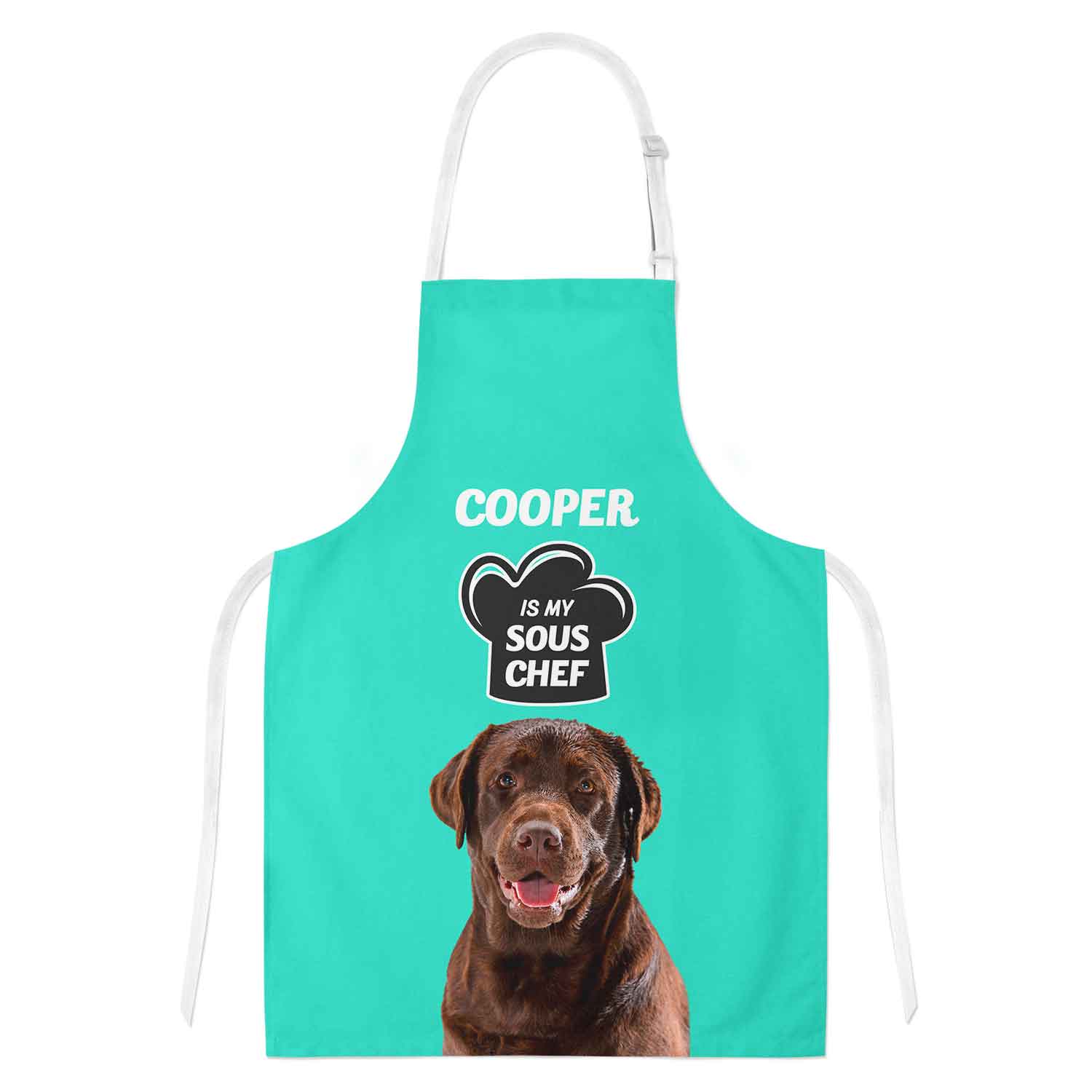 (Dogs Name) Is My Sous Chef Personalised Apron