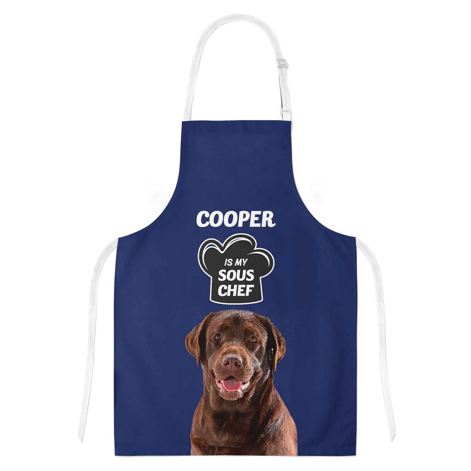 (Dogs Name) Is My Sous Chef Personalised Apron
