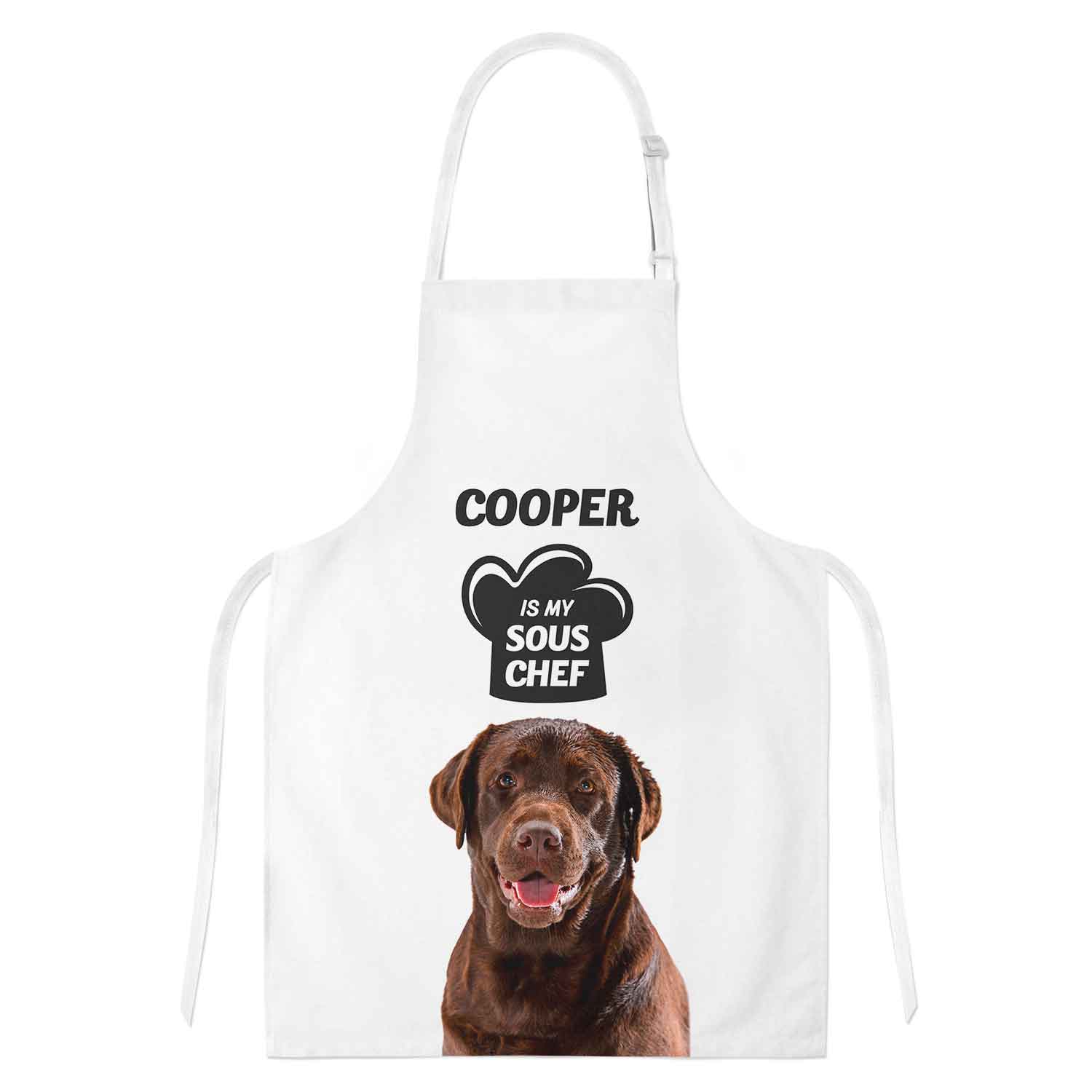 (Dogs Name) Is My Sous Chef Personalised Apron