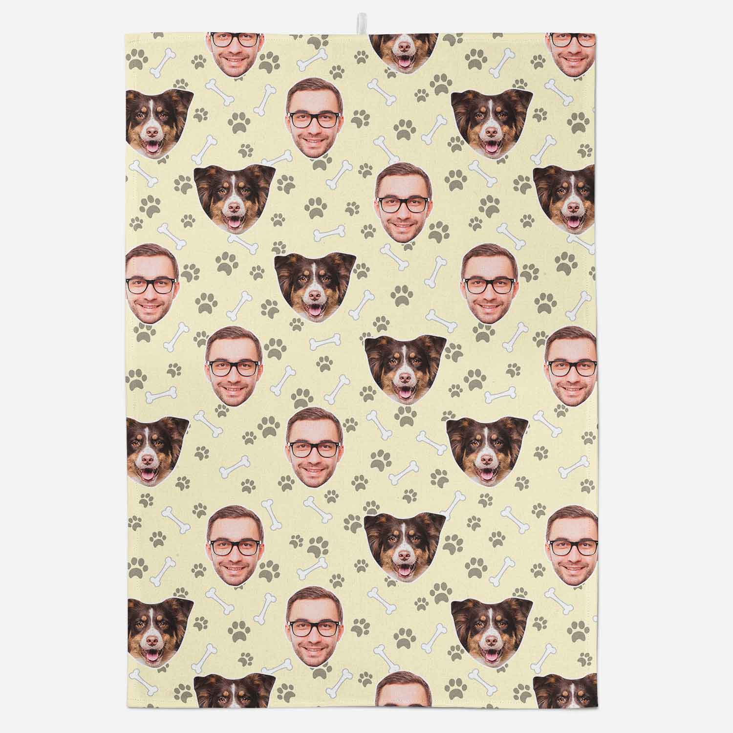Your Dog & You Personalised Tea Towel