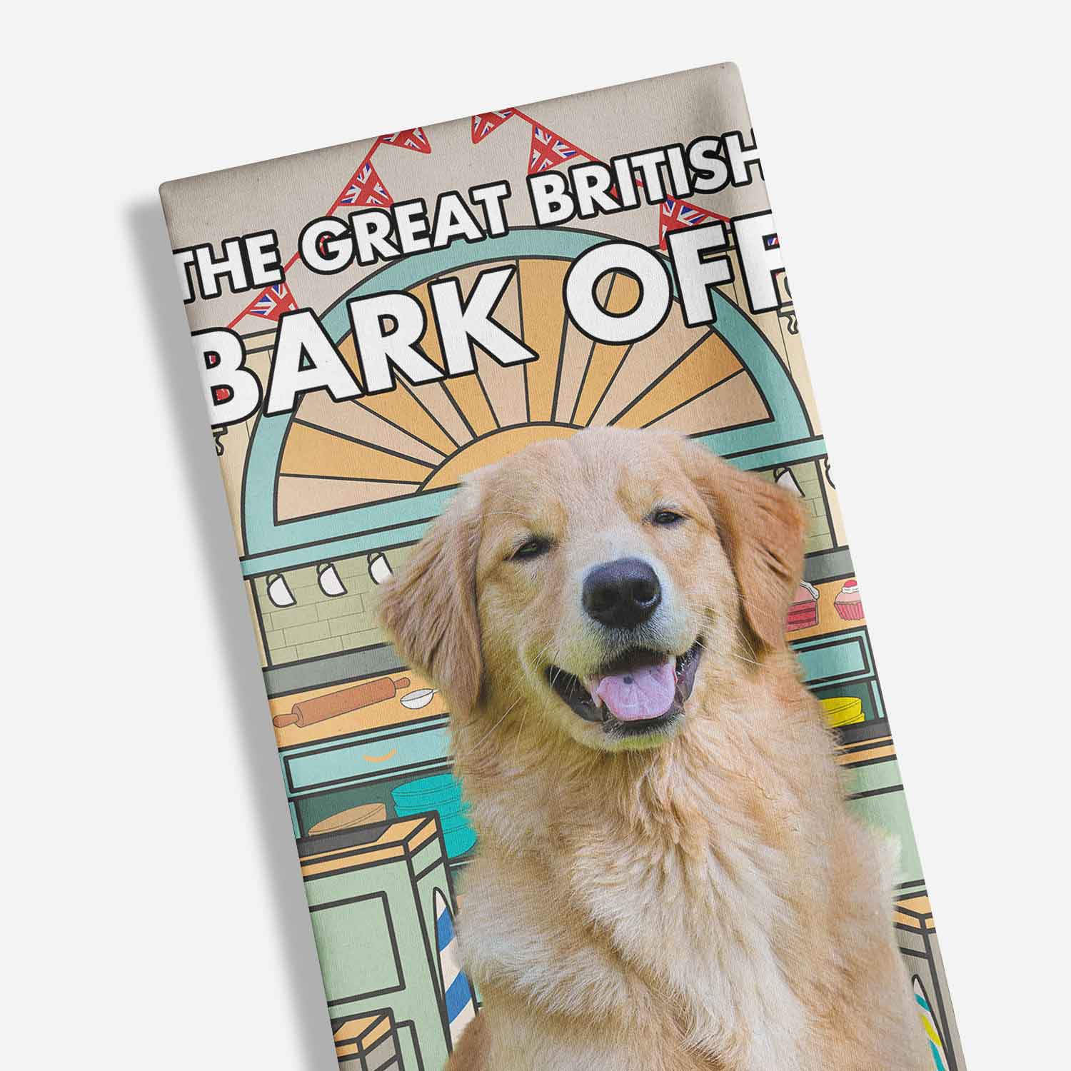 Great British Bark Off Personalised Dog Tea Towel