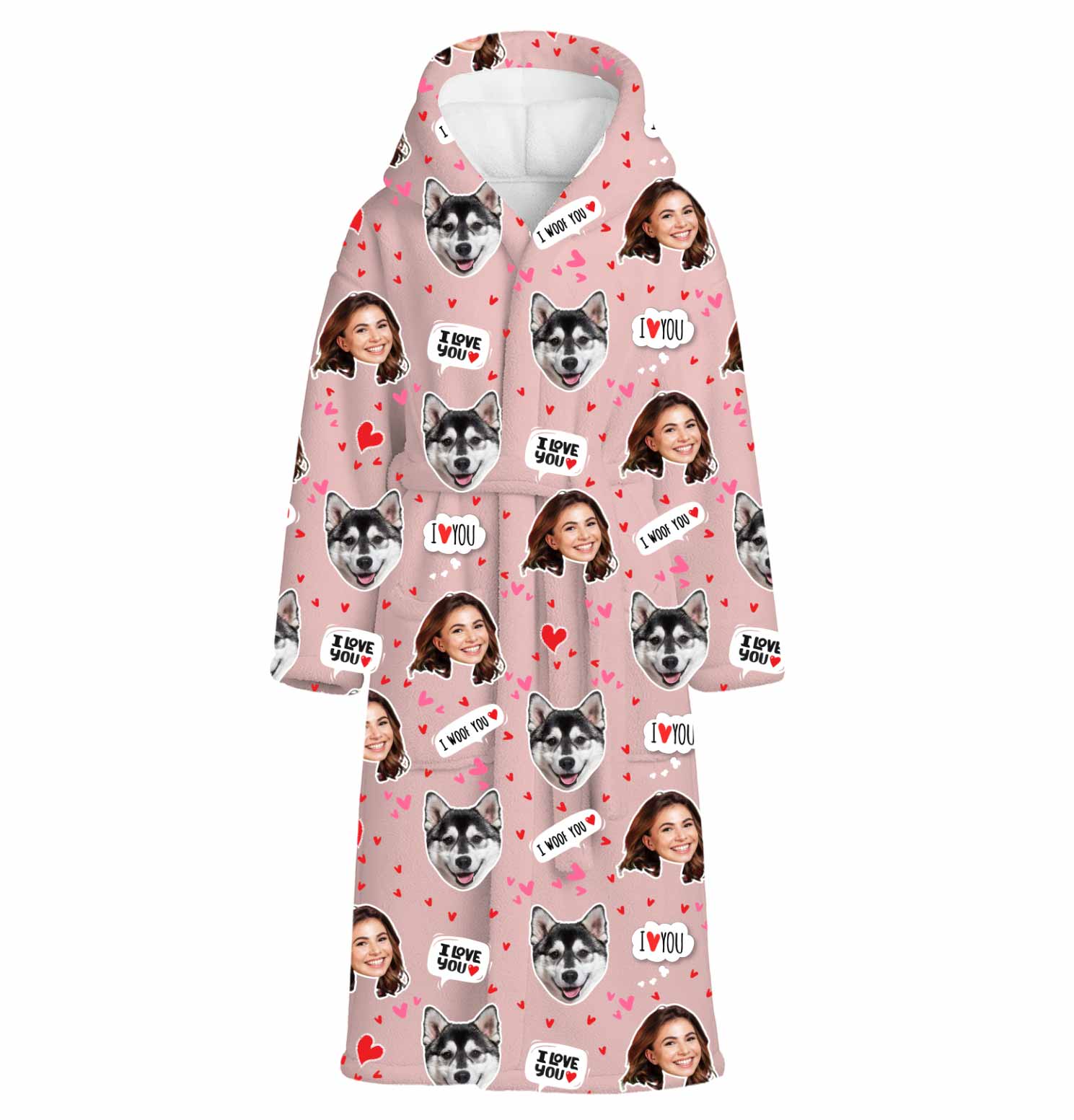 I Woof You Personalised Dressing Gown