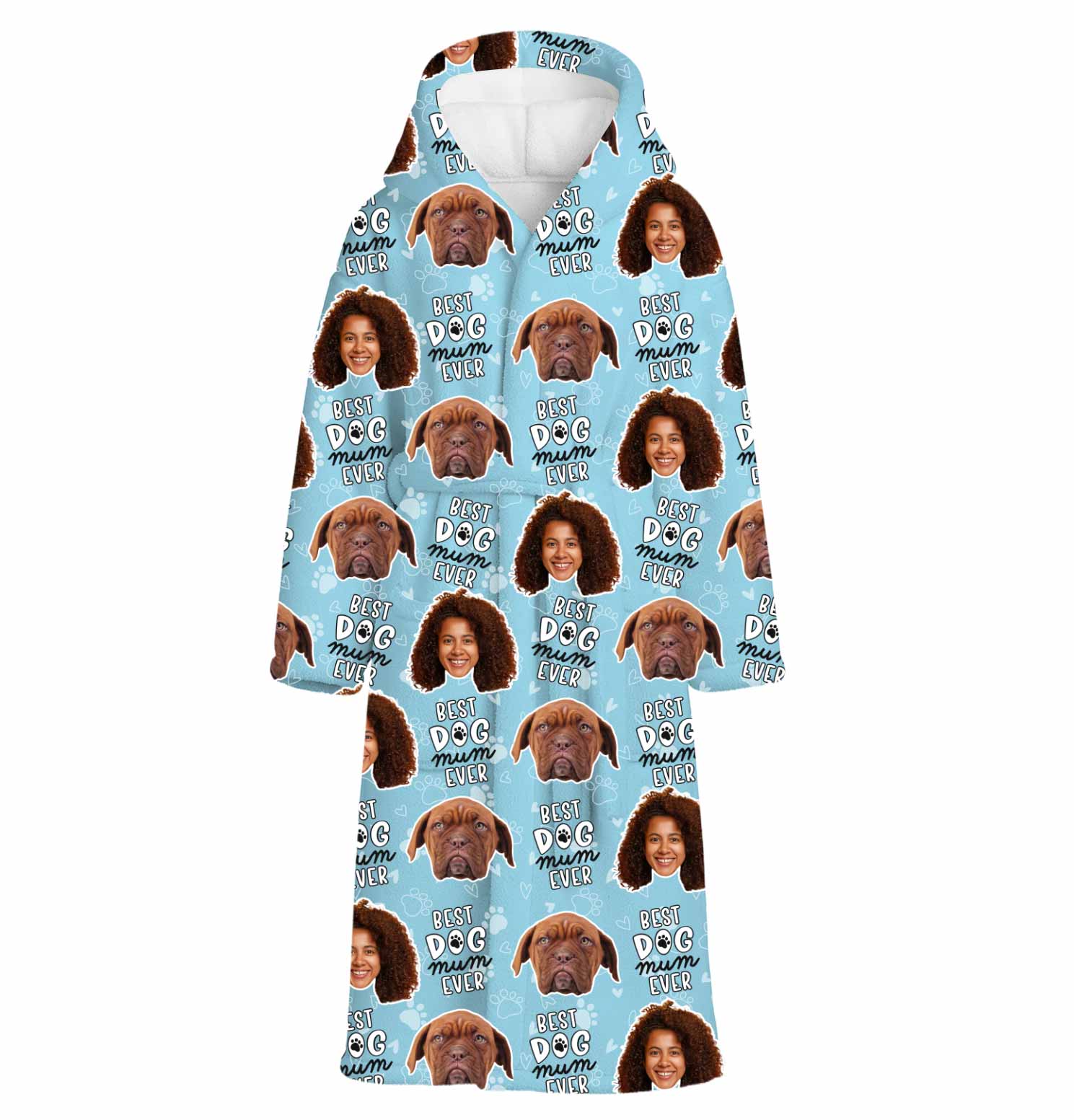 Best Dog Mum Ever Personalised Dressing Gown