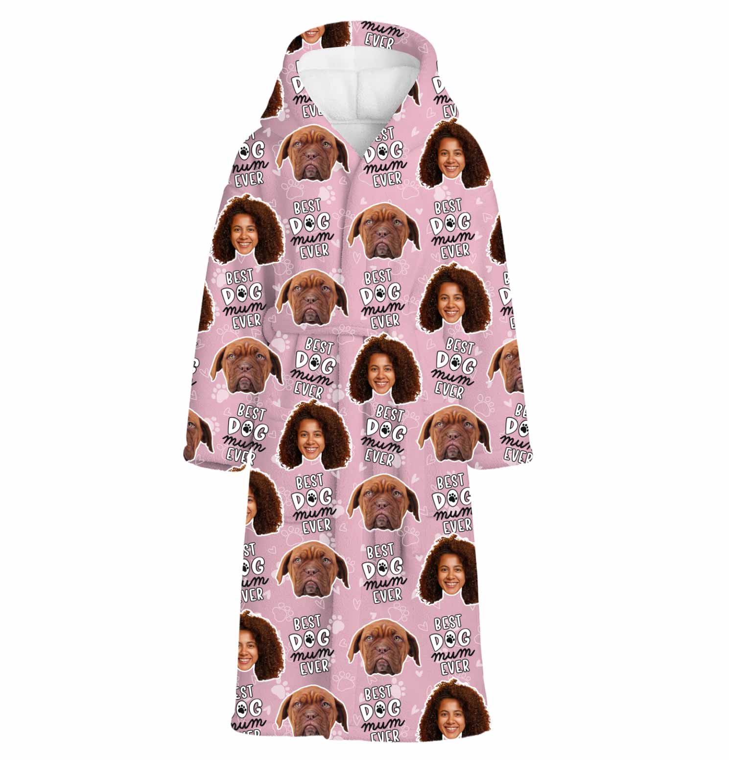 Best Dog Mum Ever Personalised Dressing Gown