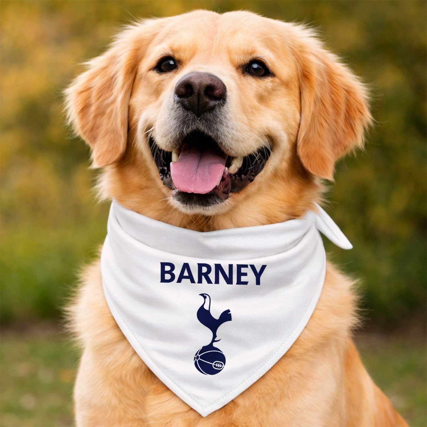 Personalised Spurs Dog Bandana
