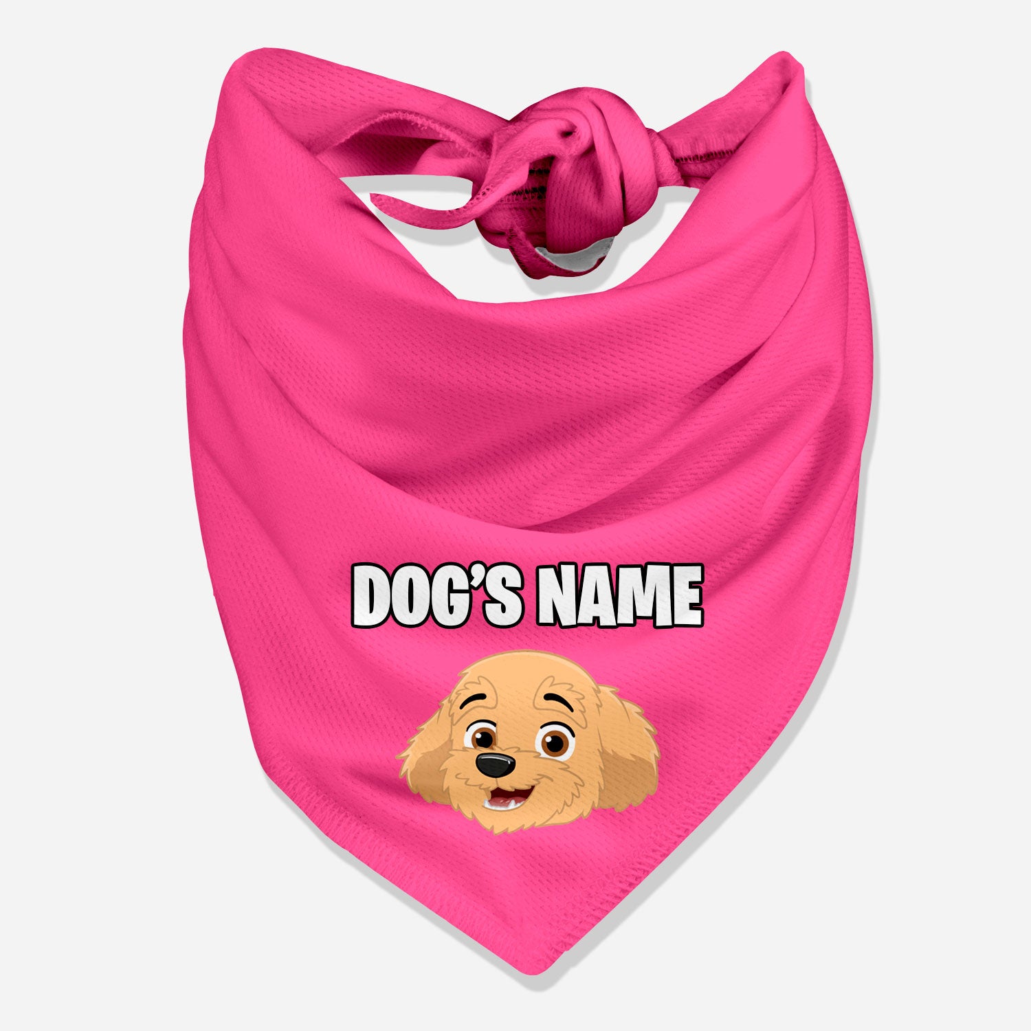 Your Dog Cartoon Personalised Bandana