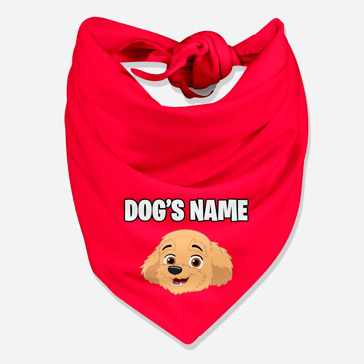 Your Dog Cartoon Personalised Bandana