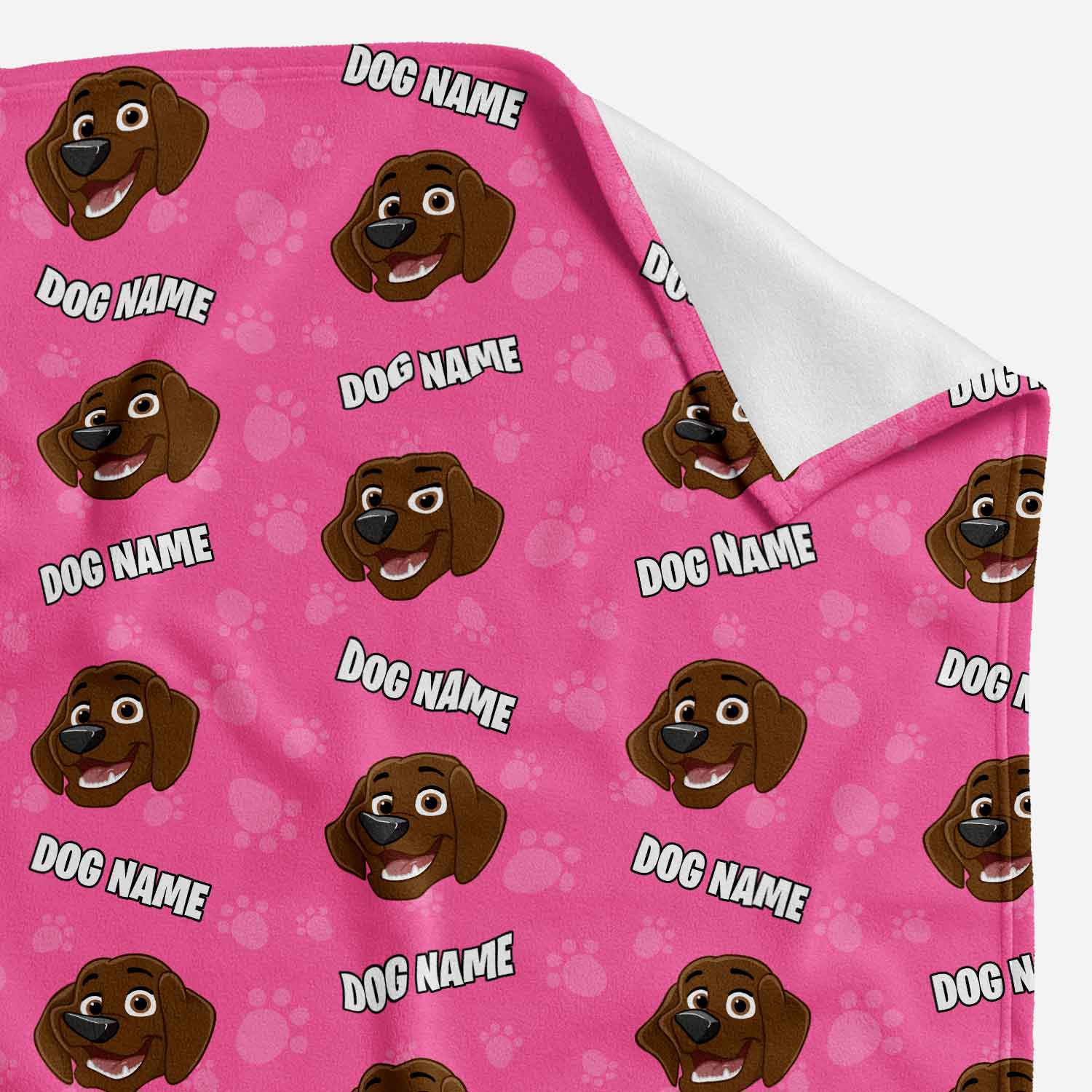 Your Dog Cartoon Personalised Blanket