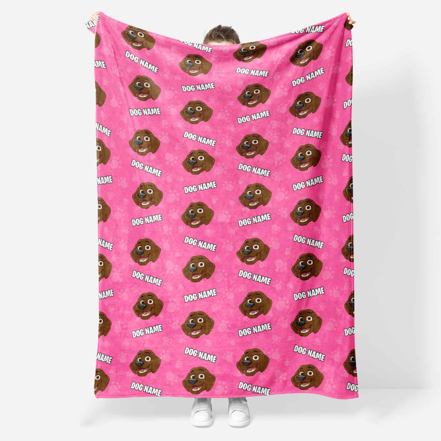 Your Dog Cartoon Personalised Blanket