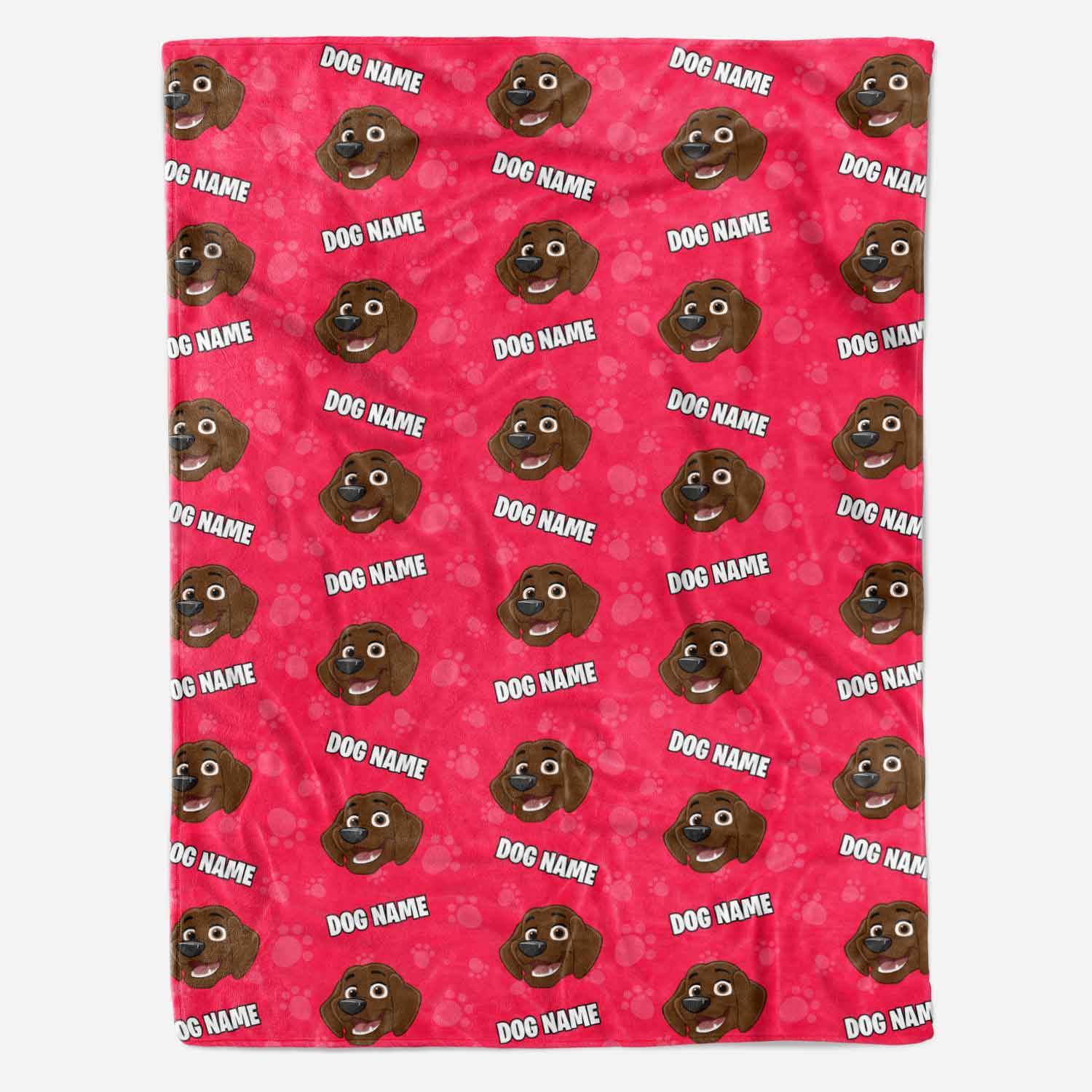 Your Dog Cartoon Personalised Blanket