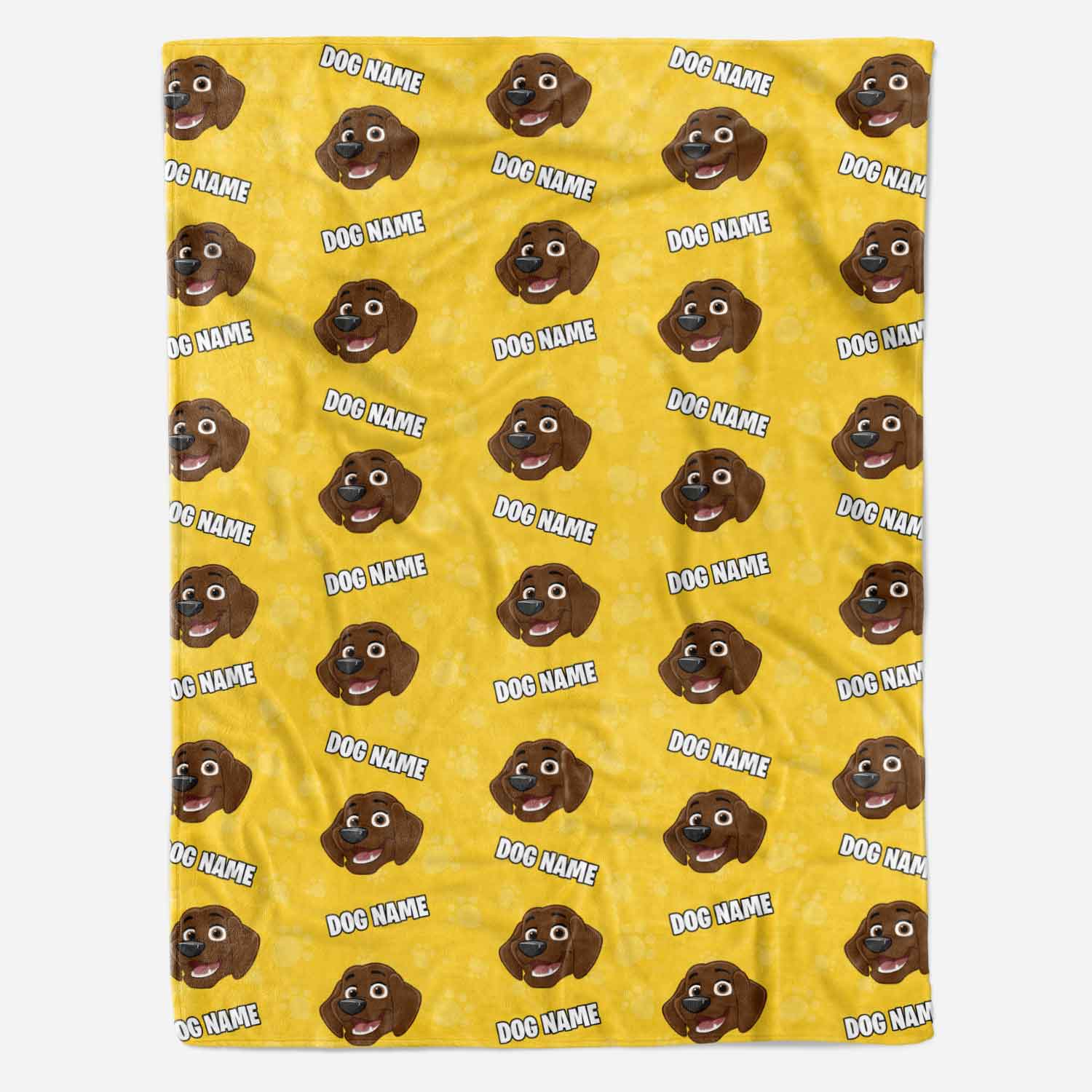 Your Dog Cartoon Personalised Blanket