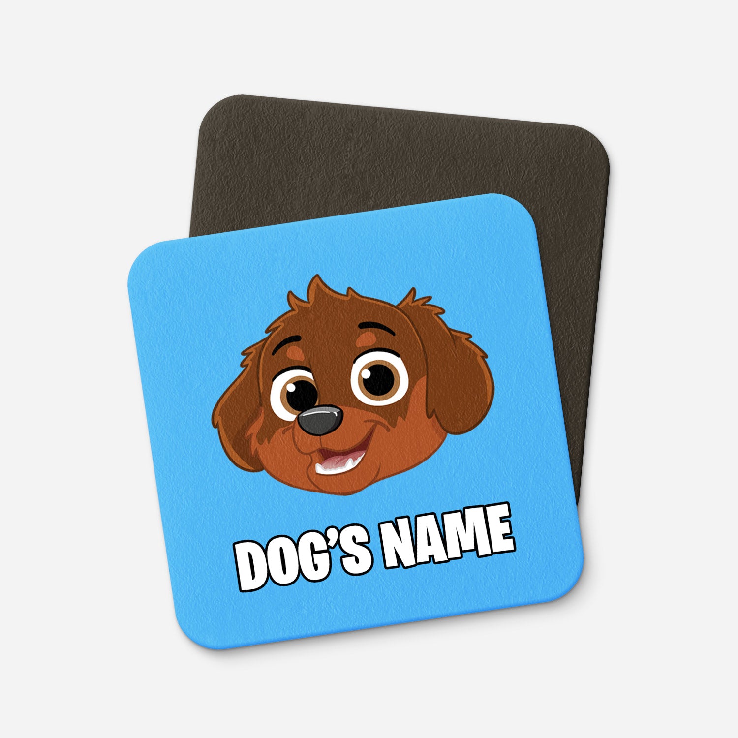 Your Dog Cartoon Personalised Coasters