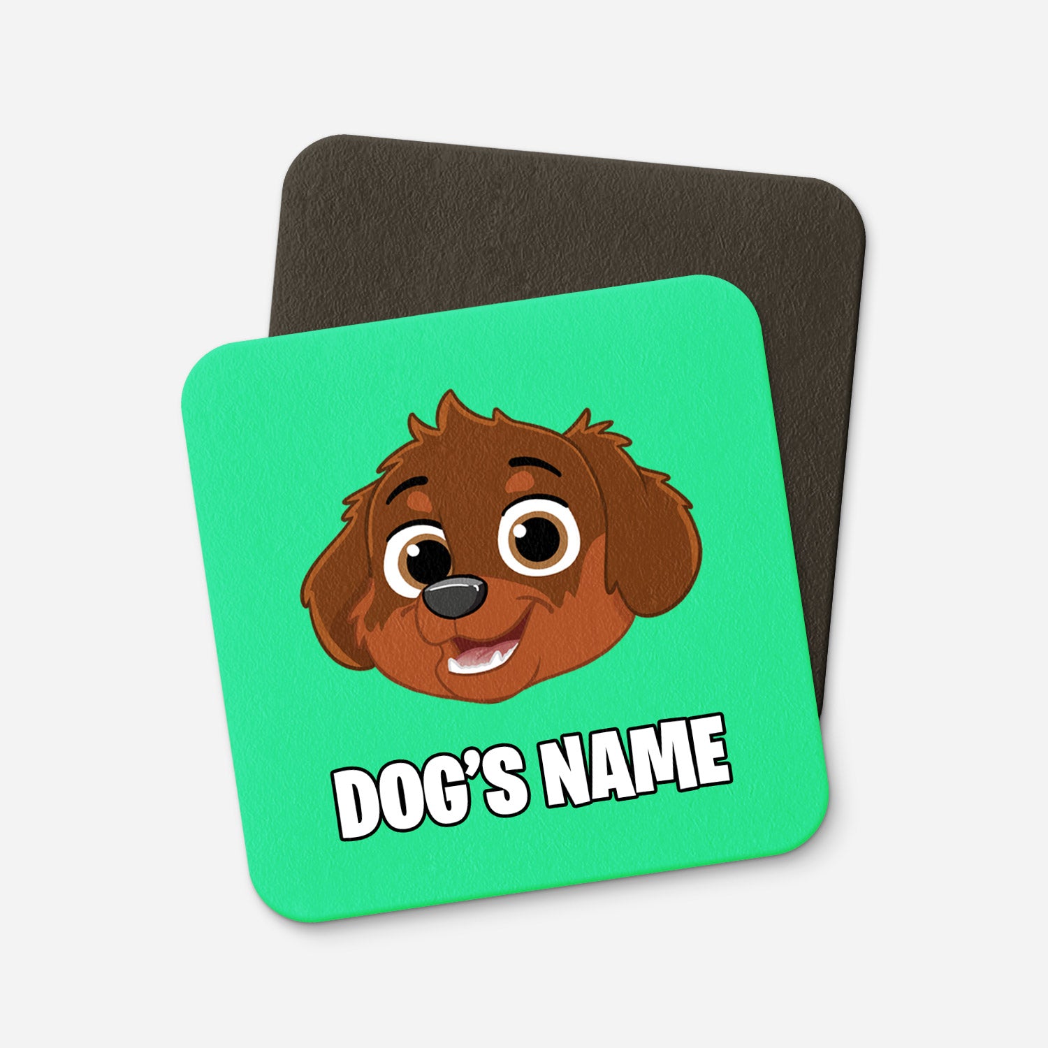 Your Dog Cartoon Personalised Coasters