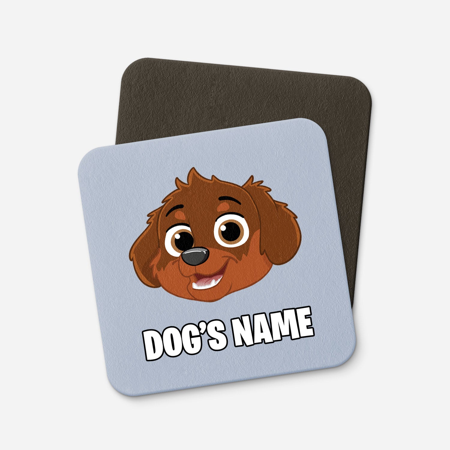 Your Dog Cartoon Personalised Coasters