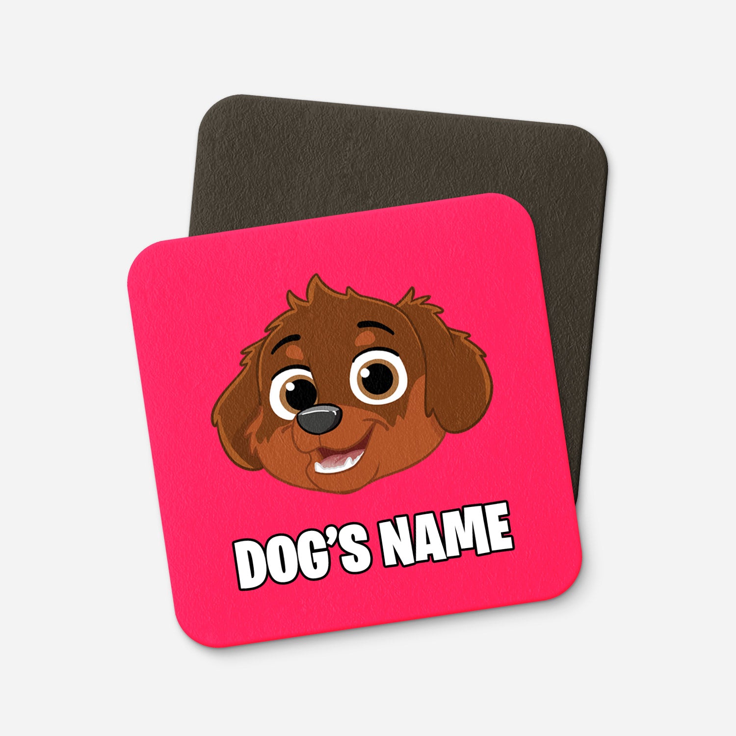 Your Dog Cartoon Personalised Coasters