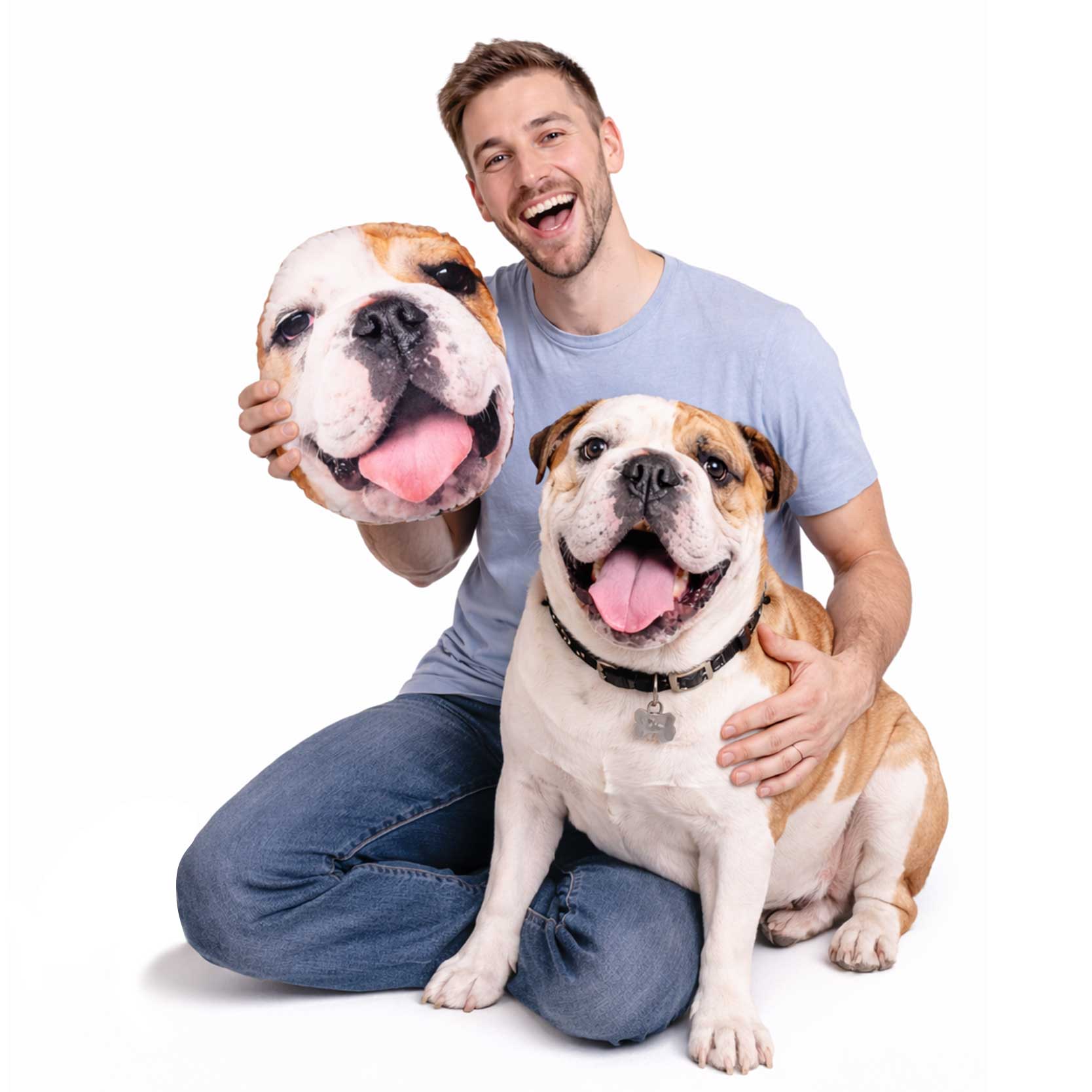 Your Dog Personalised Face Cushion