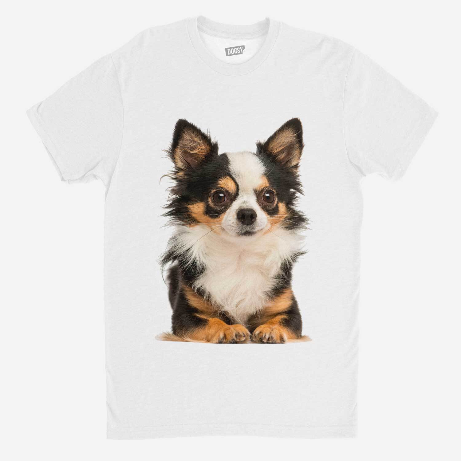 Dog Face Unisex White T-Shirt