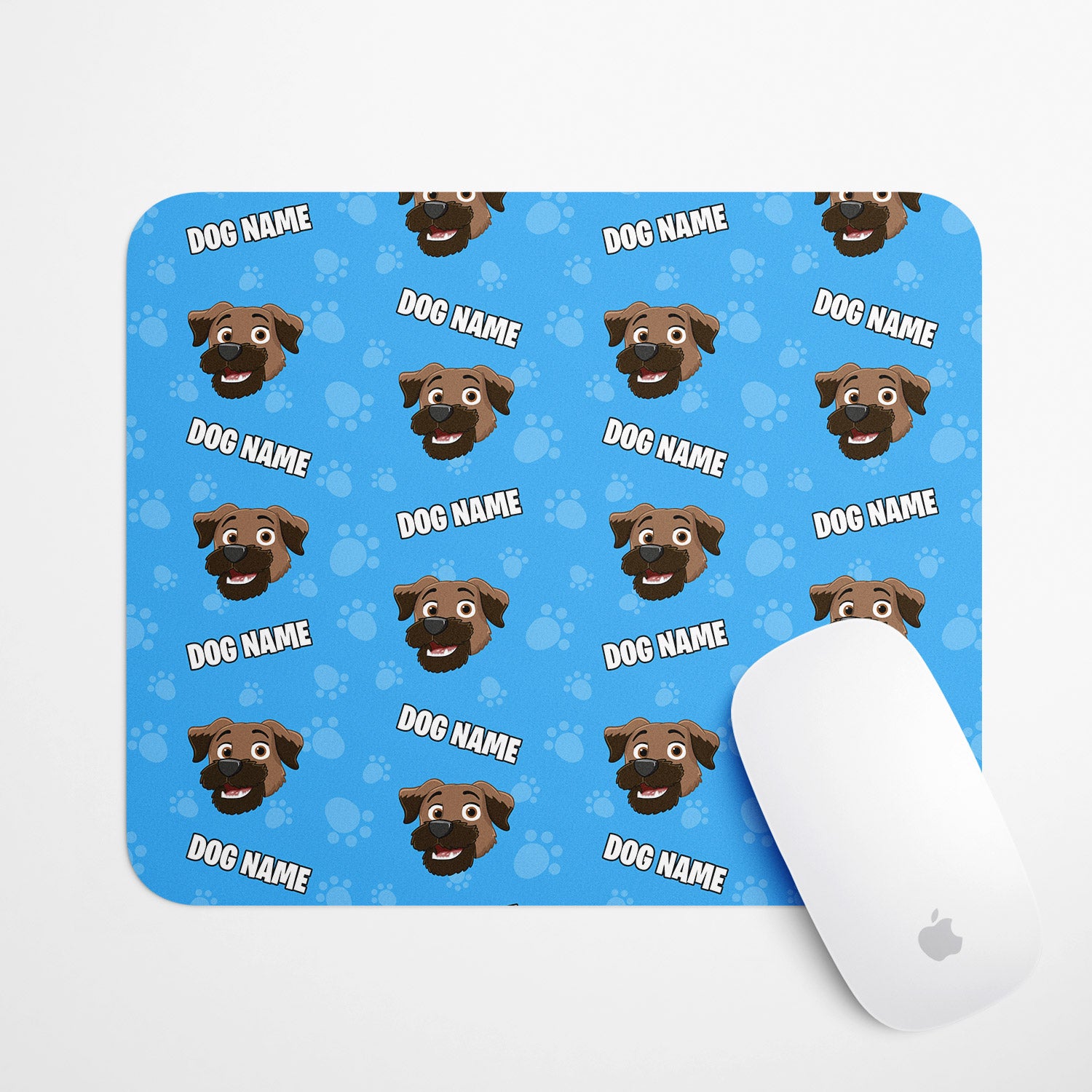 Your Cartoon Dog Personalised Mouse Mat