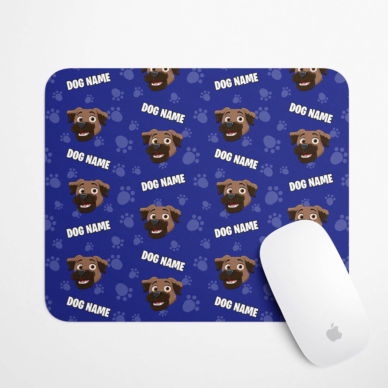 Your Cartoon Dog Personalised Mouse Mat