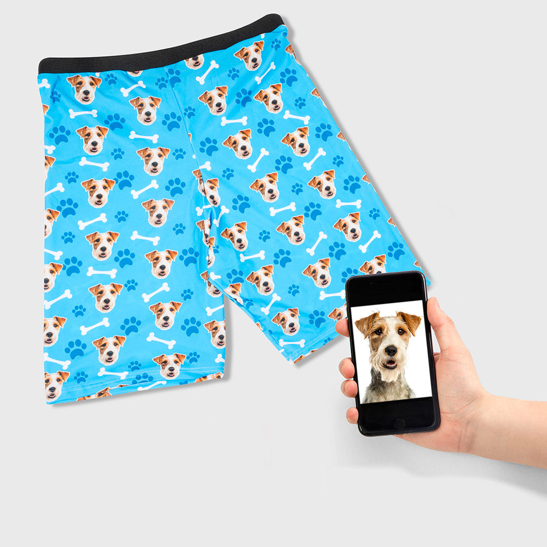 Dog Photo Colour Mens Pyjama Set