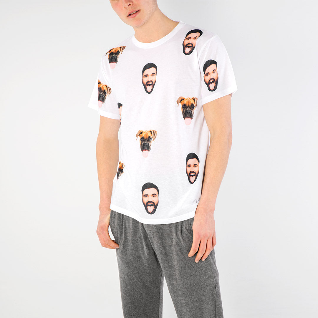 Personalised Dog & Owner Men's Pyjama Set