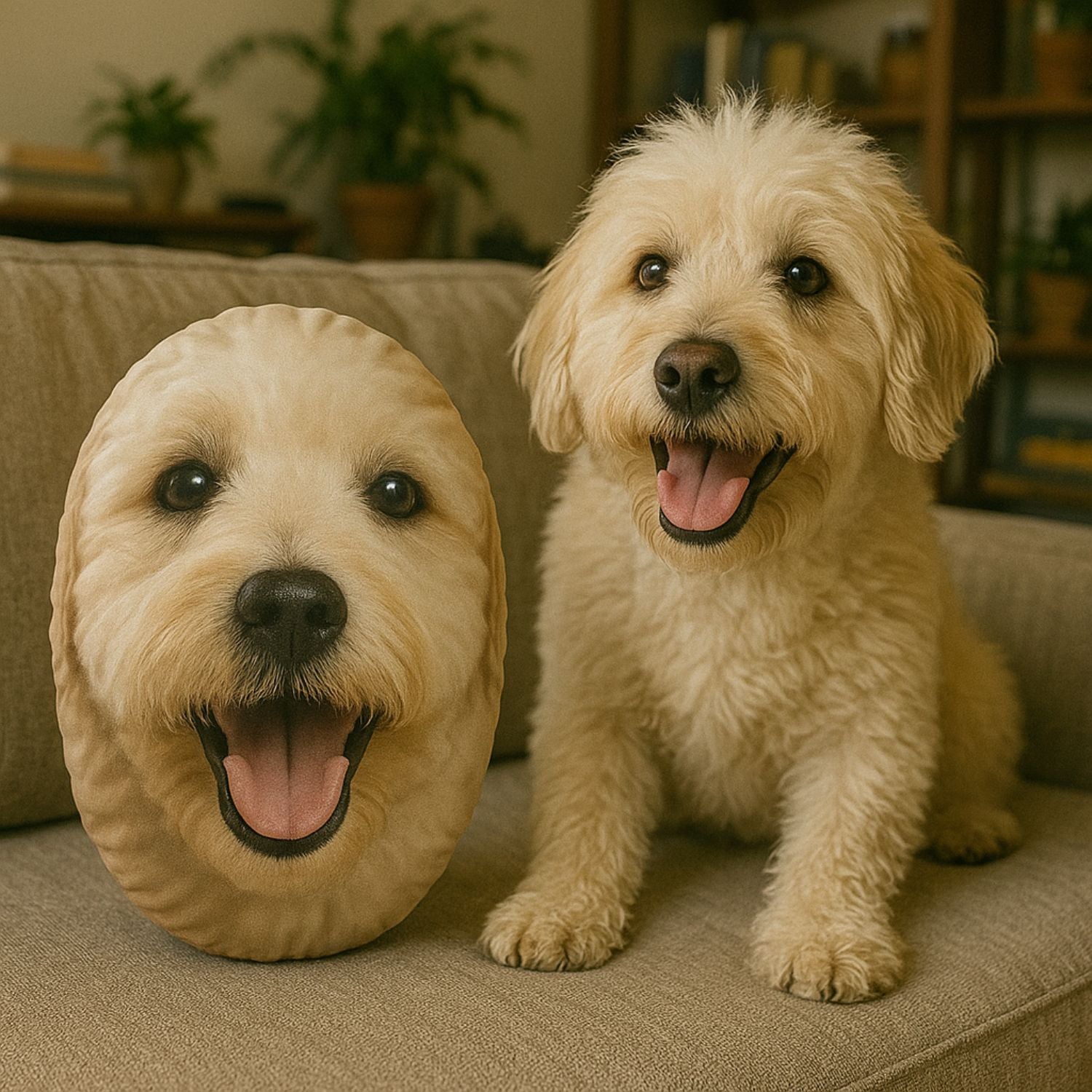 personalised dog cushion