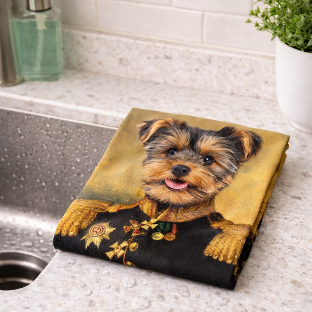 Dog General Tea Towel