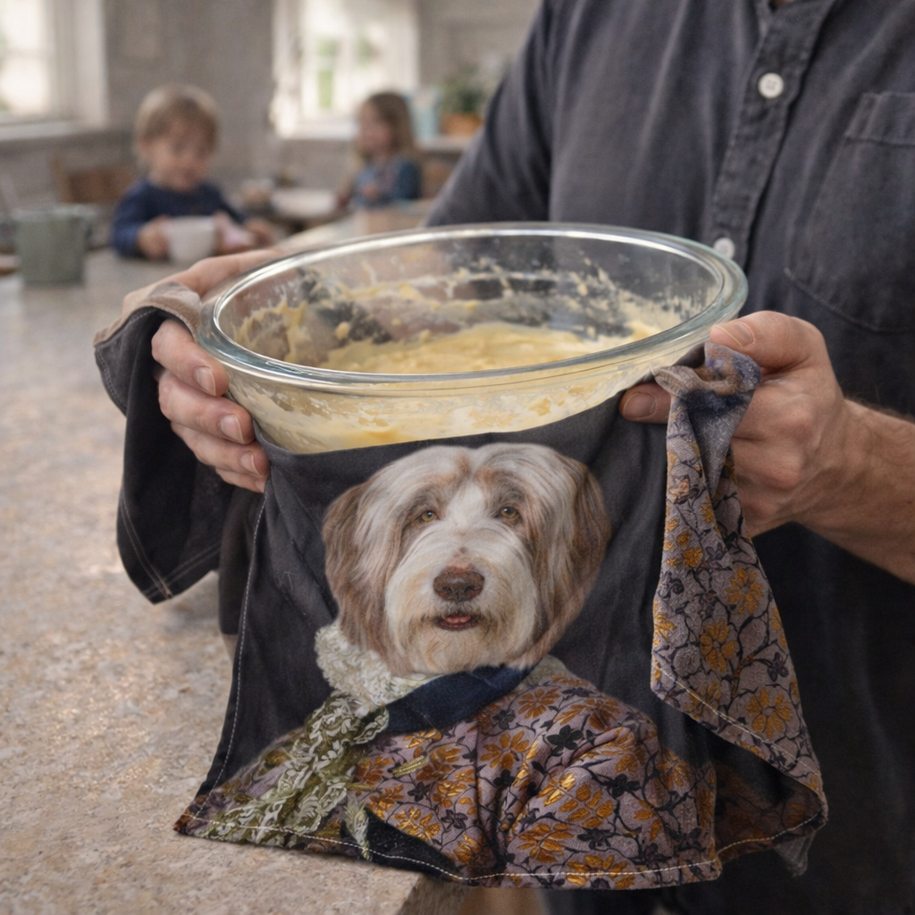 Dog Master Tea Towel