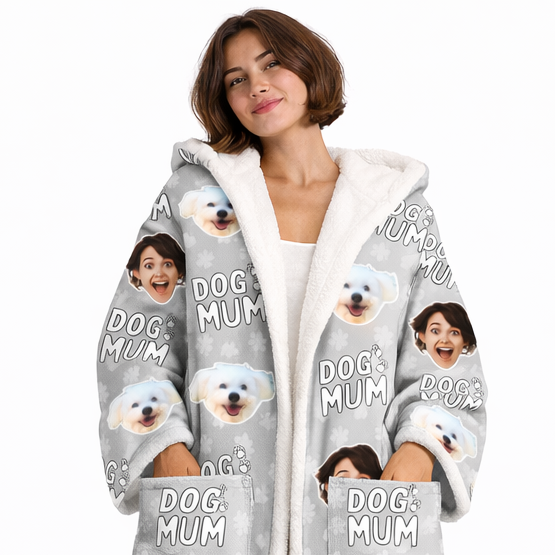 Dog Mum Personalised Dressing Gown