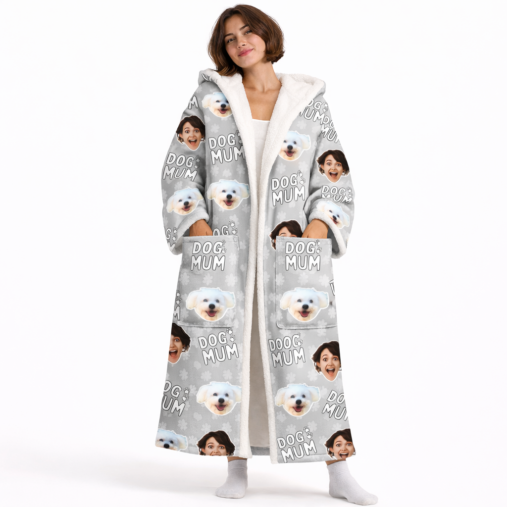 Dog Mum Personalised Dressing Gown