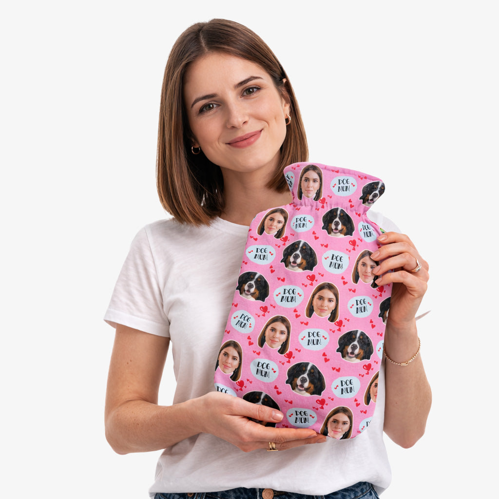 Dog Mum Personalised Hot Water Bottle