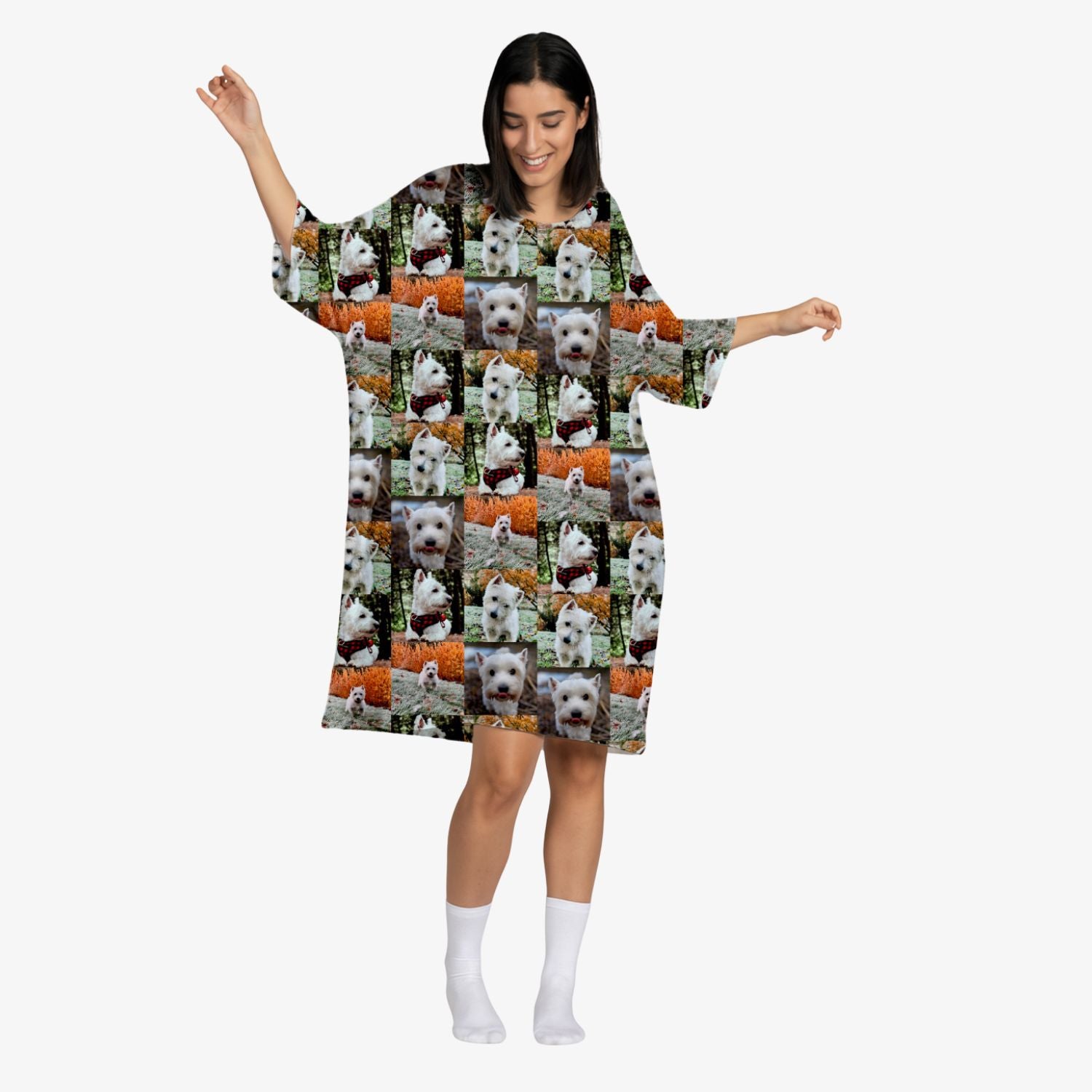 Dog Photo Collage Sleep Tee