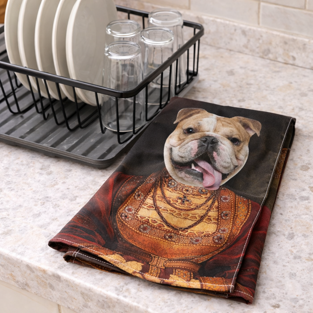 Dog Royal Highness Tea Towel