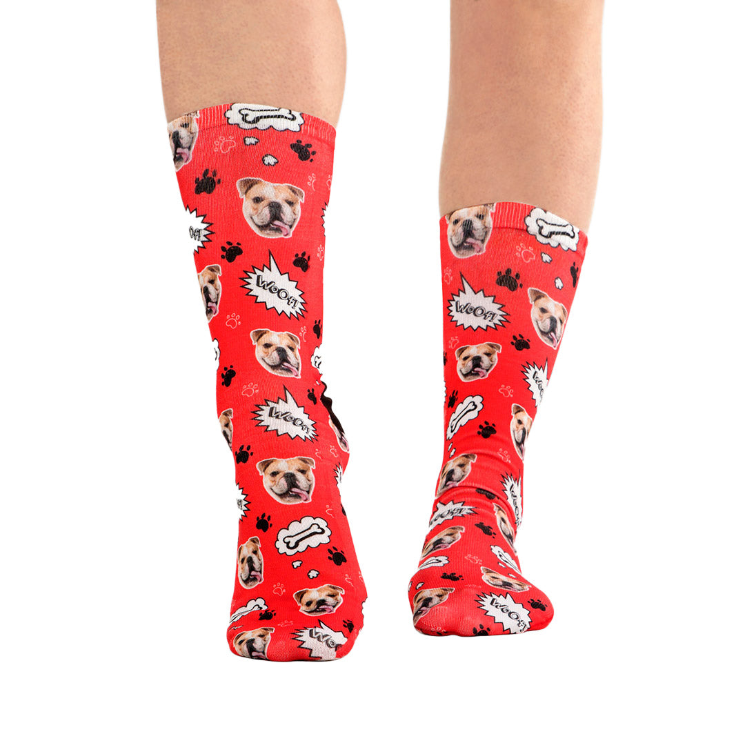 Woof Dog On Socks