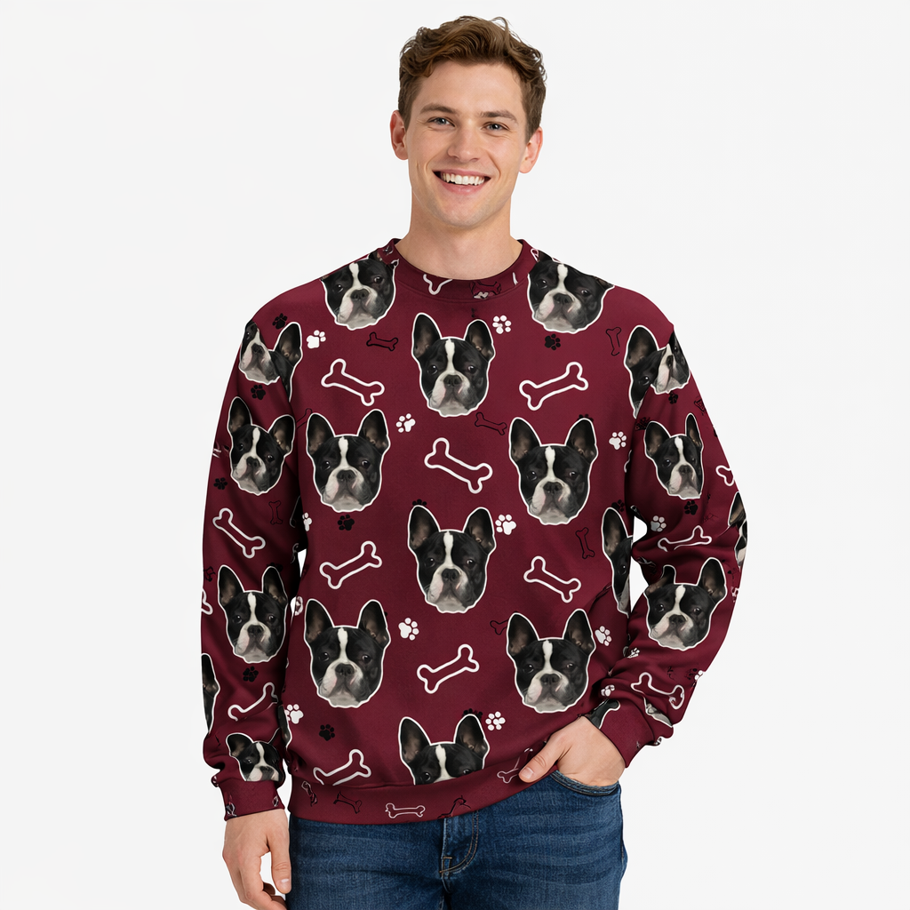 Doodle Paws and Bones Personalised Sweatshirt