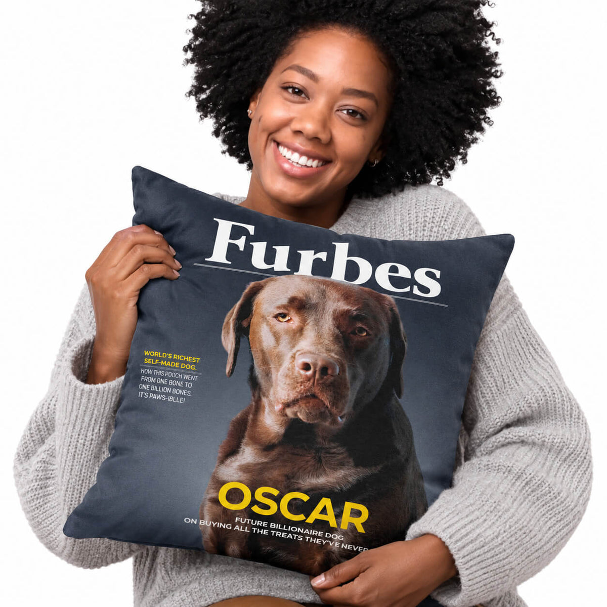 Furbes Magazine Personalised Cushion