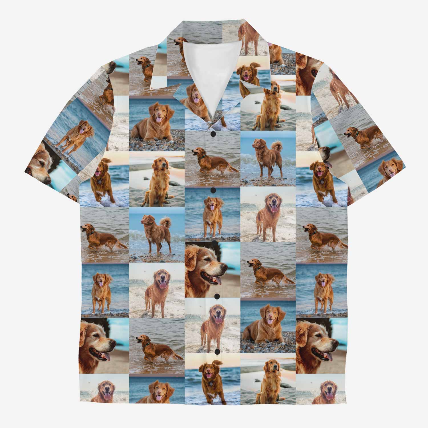 Dog Photo Collage Hawaiian Shirt