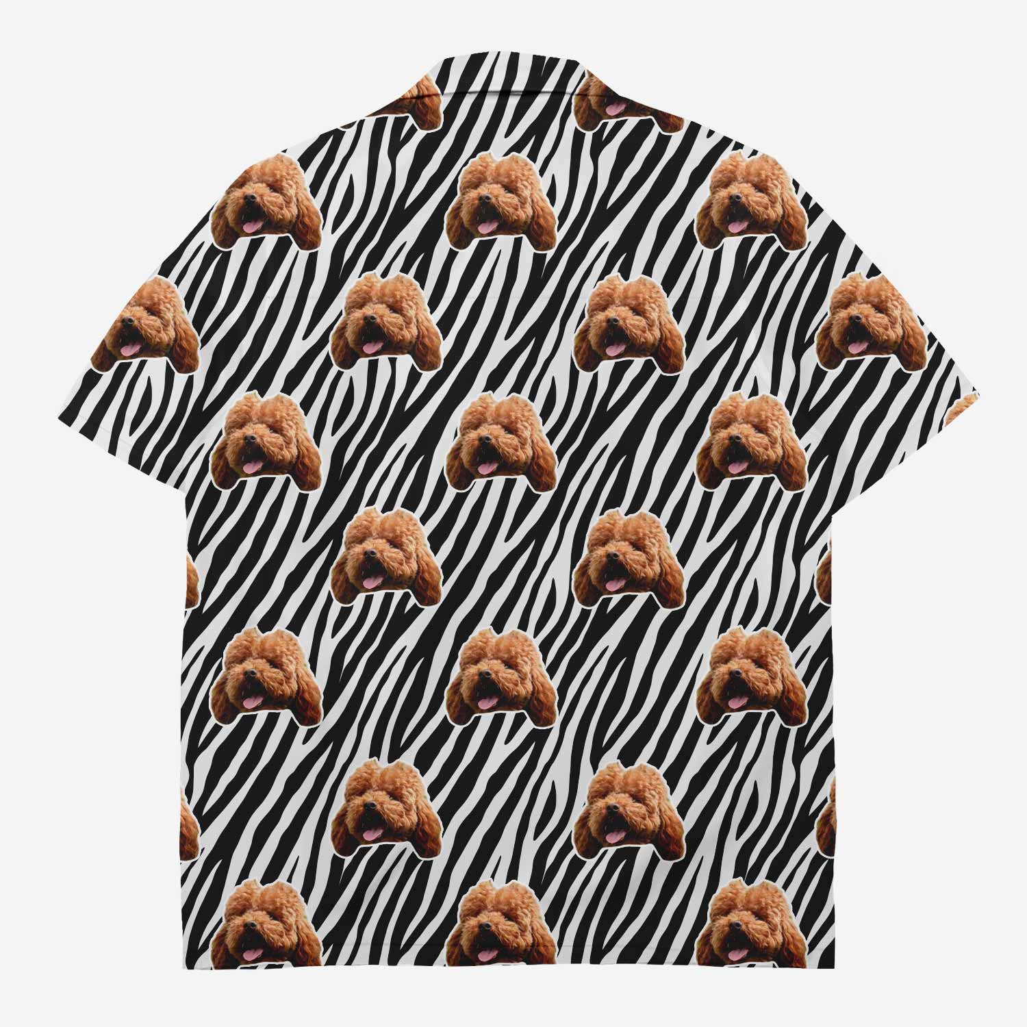 Your Dog Zebra Print Hawaiian Shirt