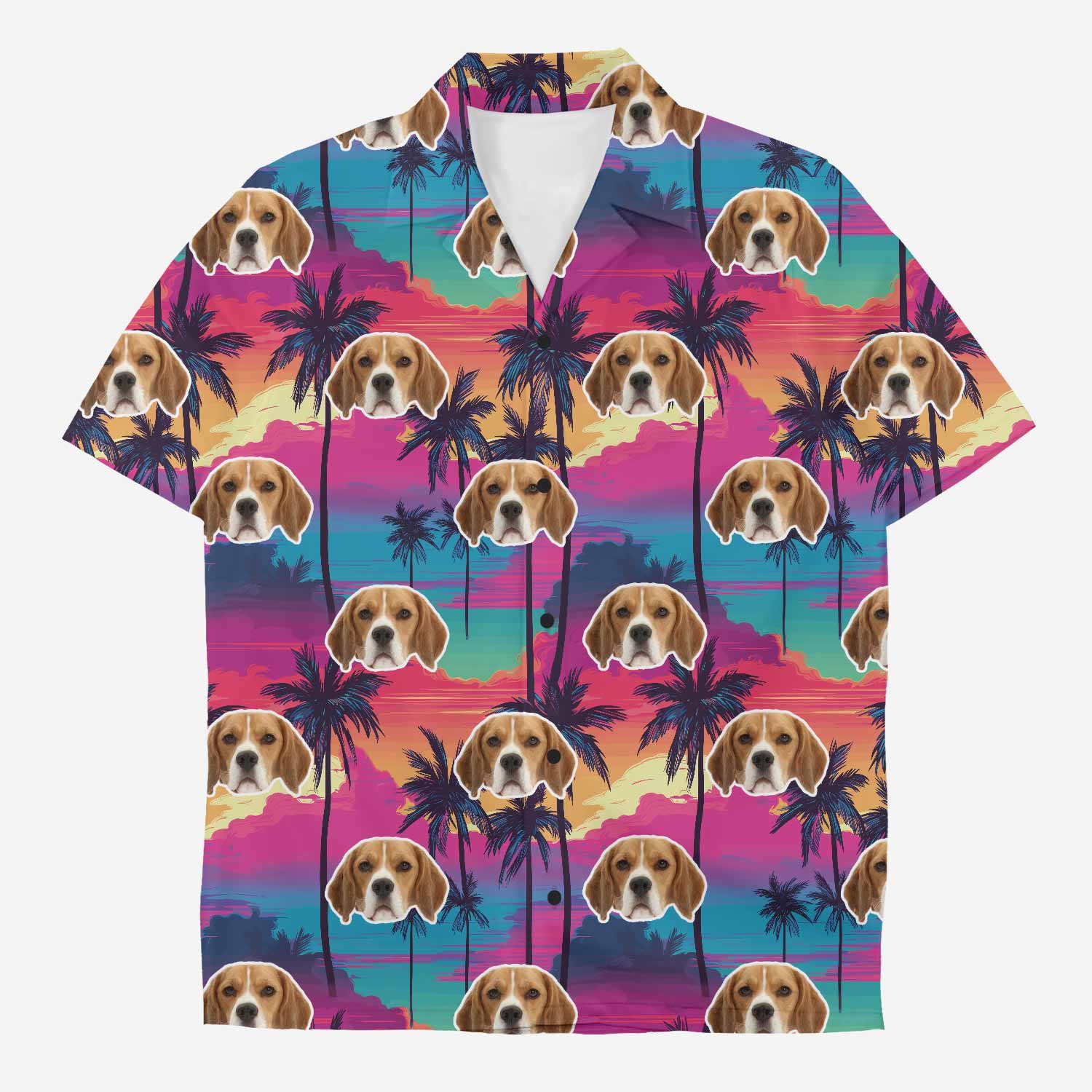Your Dog Tropical Sunset Hawaiian Shirt