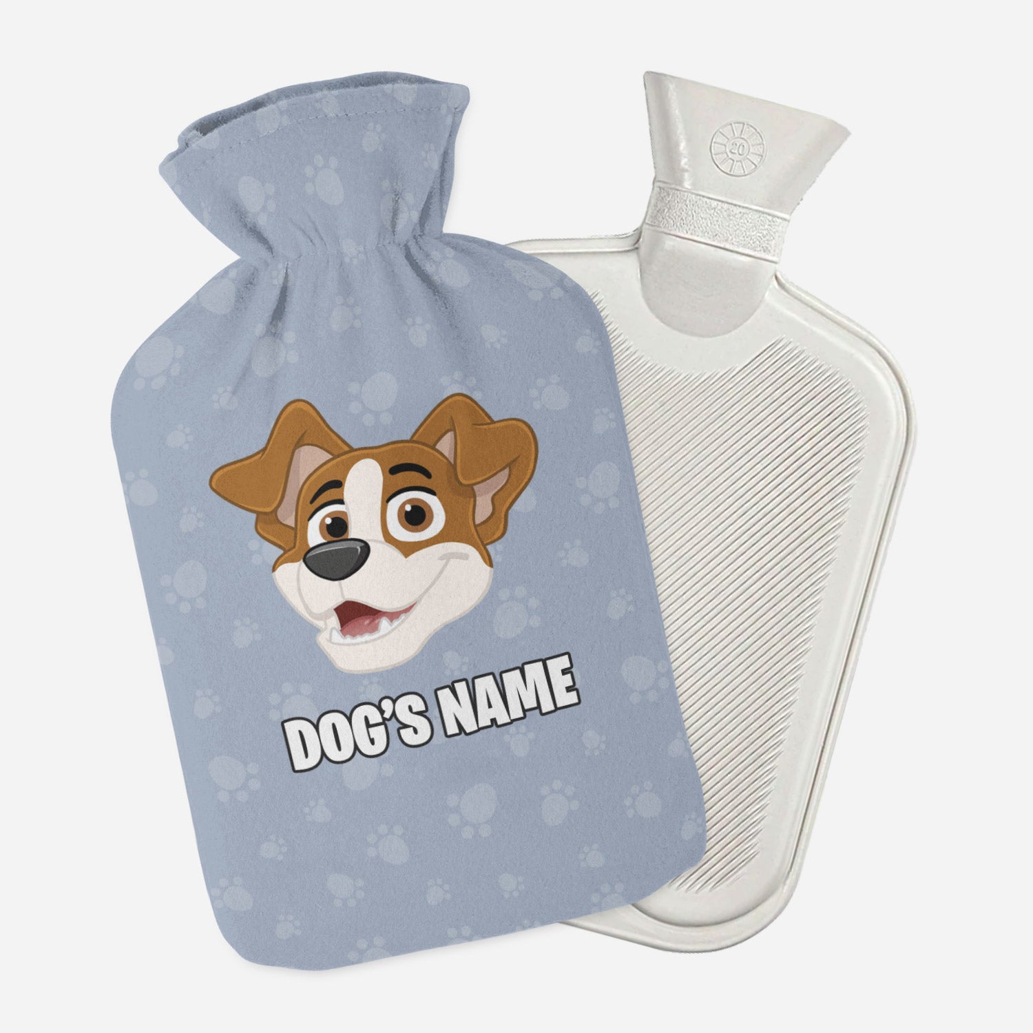 Your Dog Cartoon Personalised Hot Water Bottle
